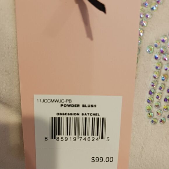 Juicy Couture Velour Powder Blush Obsesion Satchel - Picture 3 of 8